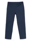 Weekend Max Mara Cotton-blend Pants In Blue