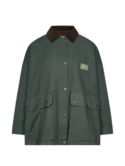Weekend Max Mara Cotton Canvas Jacket In Multi