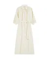 Weekend Max Mara Cotton Canvas Shirt Dress In White