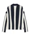 Weekend Max Mara Weekend 2 Gabon Open Cardigan Sweater In Navy Blue