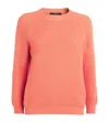 Weekend Max Mara Cotton Crew-neck Sweater In Orange