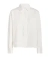 Weekend Max Mara Collared Shirt With Pocket And Long Sleeves In White