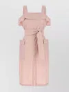 Weekend Max Mara Cotton Dress Belted Waist