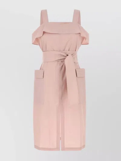 WEEKEND MAX MARA COTTON DRESS BELTED WAIST
