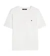 Weekend Max Mara Cotton Embroidered T-shirt In White