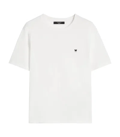 Weekend Max Mara Cotton Embroidered T-shirt In White