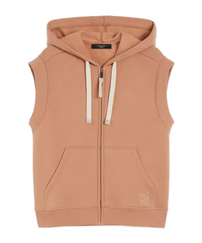 WEEKEND MAX MARA COTTON FLEECE GILET