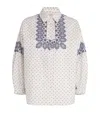 Weekend Max Mara Adda Bandana Print Cotton Button-up Shirt