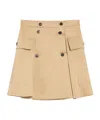 Weekend Max Mara Women's Zebio Skirt Beige | Size 44 | 2515101021600001 In Nude
