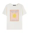 Weekend Max Mara Weekend Maxmara Cotton Jersey T-shirt White In White