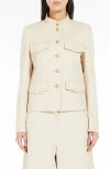 Weekend Max Mara Cotton Gabardine Jacket In Beige