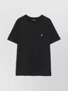 Weekend Max Mara Cotton Jersey Crew Neck T-shirt In Black