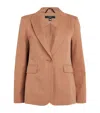 Weekend Max Mara Cotton And Linen Blazer In Beige