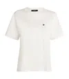 Weekend Max Mara Logo Cotton T-shirt In White