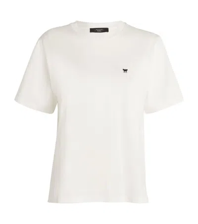WEEKEND MAX MARA COTTON LOGO T-SHIRT