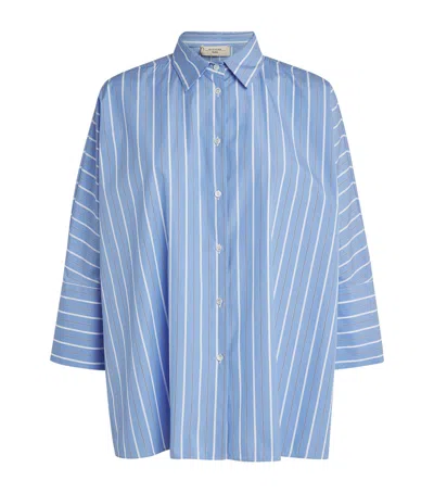 WEEKEND MAX MARA COTTON POPLIN STRIPED SHIRT