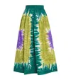 Weekend Max Mara Circeo Skirt In Green