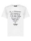 Weekend Max Mara Cotton Embroidered T-shirt In White