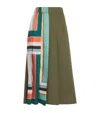 Weekend Max Mara Women's Lallo Skirt Khaki | Size 42 | 2515101031600002 In Green