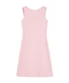 Weekend Max Mara Cotton And Linen Short Dress In Pink In Pink