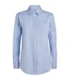 Weekend Max Mara Cotton Shirt In Blue