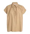 Weekend Max Mara Short Sleeve Shirt In Beige