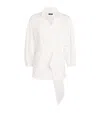 Weekend Max Mara Bluse Aus Baumwollgemisch In White