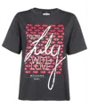 Weekend Max Mara Graphic-print Cotton T-shirt In Brown