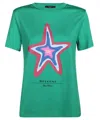 Weekend Max Mara Cotton T-shirt In Green