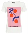 Weekend Max Mara Fruit-print T-shirt In White