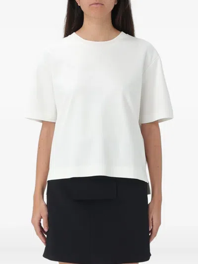 Weekend Max Mara Cotton T-shirt In White