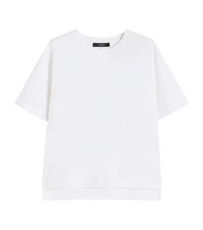 Weekend Max Mara Cotton T-shirt In White