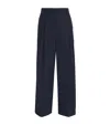 Weekend Max Mara Cotton Wide-leg Trousers