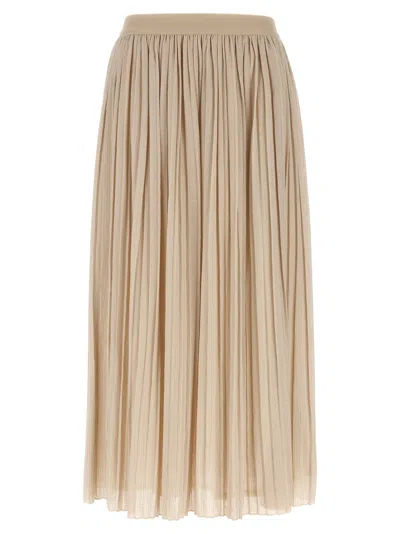 Weekend Max Mara Cral Skirts Beige In Neutral