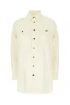Weekend Max Mara Woman Shirt Ivory Size 10 Cotton In Ecru