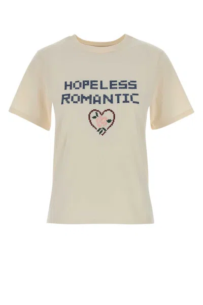 WEEKEND MAX MARA CREAM COTTON WEST T-SHIRT