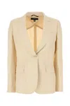 Weekend Max Mara Single-button Tailored Blazer In Avorio