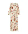 Weekend Max Mara Printed Crepe Ragusa Jumpsuit In Nude
