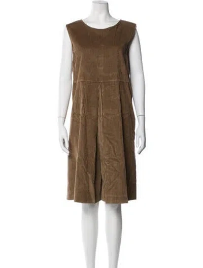Pre-owned Weekend Max Mara Crew Neck Jumpsuit In Brown
