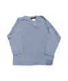 Weekend Max Mara Crew Neck Long Sleeve Sweater In Blue