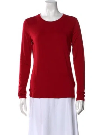 Pre-owned Weekend Max Mara Crew Neck Long Sleeve T-shirt In Multi