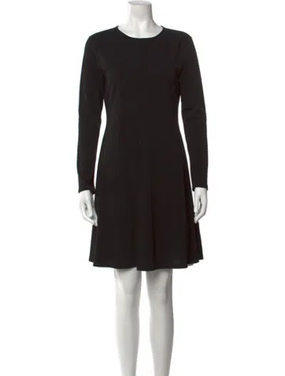 Pre-owned Weekend Max Mara Crew Neck Mini Dress W/ Tags In Black