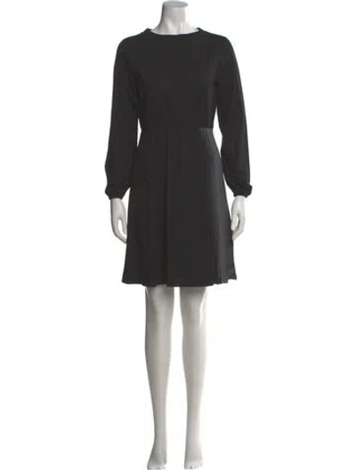 Pre-owned Weekend Max Mara Crew Neck Mini Dress W/ Tags In Gray