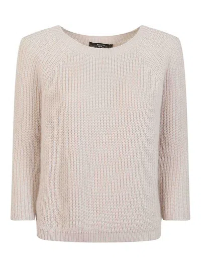 Weekend Max Mara Crew Neck In Neutral