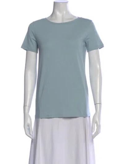 Pre-owned Weekend Max Mara Crew Neck Short Sleeve T-shirt W/ Tags In Blue