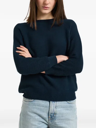 Weekend Max Mara Crew-neck Sweater In Blue
