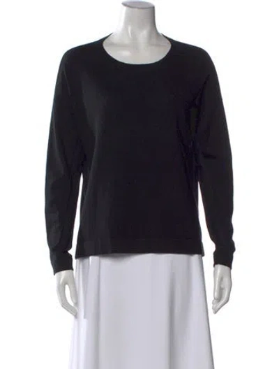 Pre-owned Weekend Max Mara Crew Neck Sweater In Blue