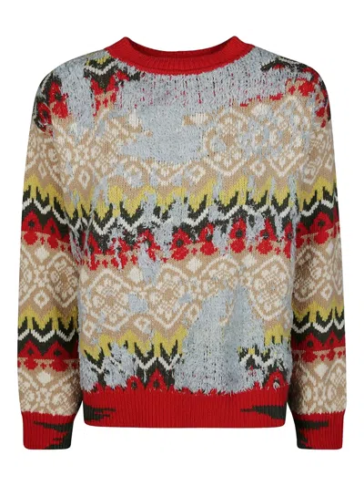 Weekend Max Mara Crew Neck Sweater In Multi
