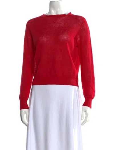 Pre-owned Weekend Max Mara Crew Neck Sweater In Pink