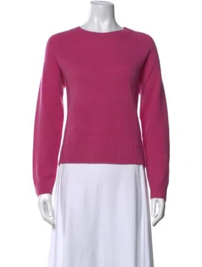 Pre-owned Weekend Max Mara Crew Neck Sweater In Pink